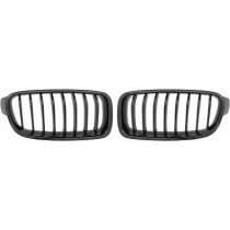 BMW 3-Serie F30/F31 11+ Blanksvart Sportgrill / Njurar Performance-Look DIEDERICHS